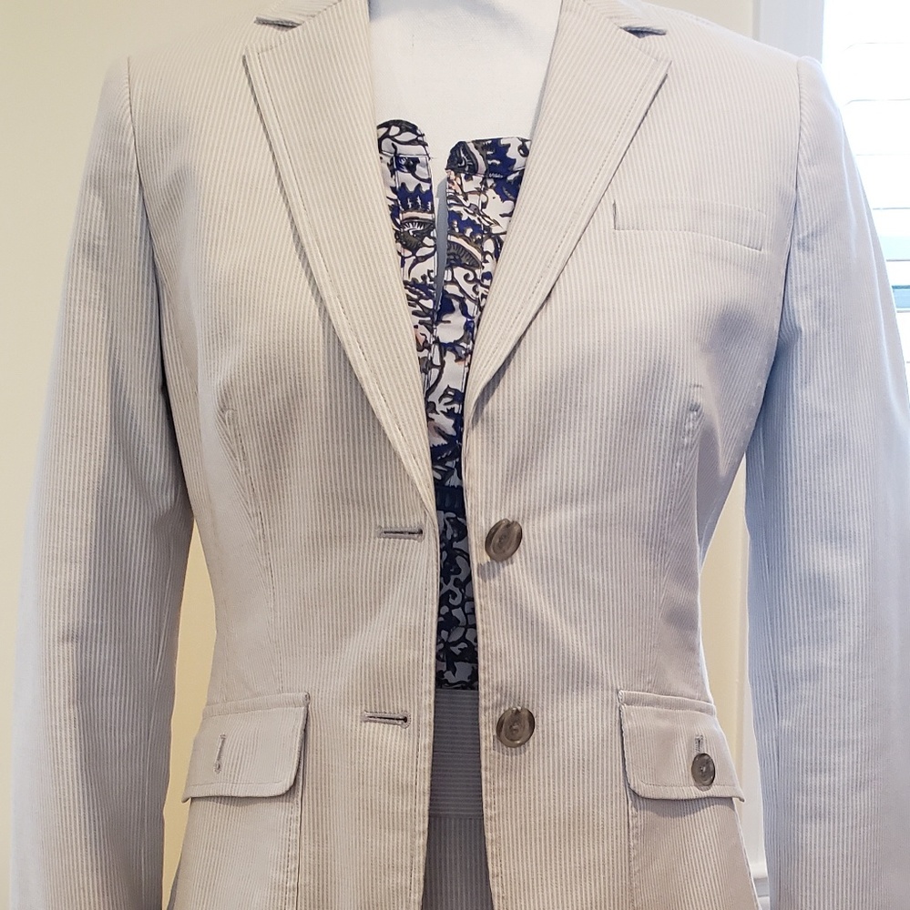 Seersucker Blazer